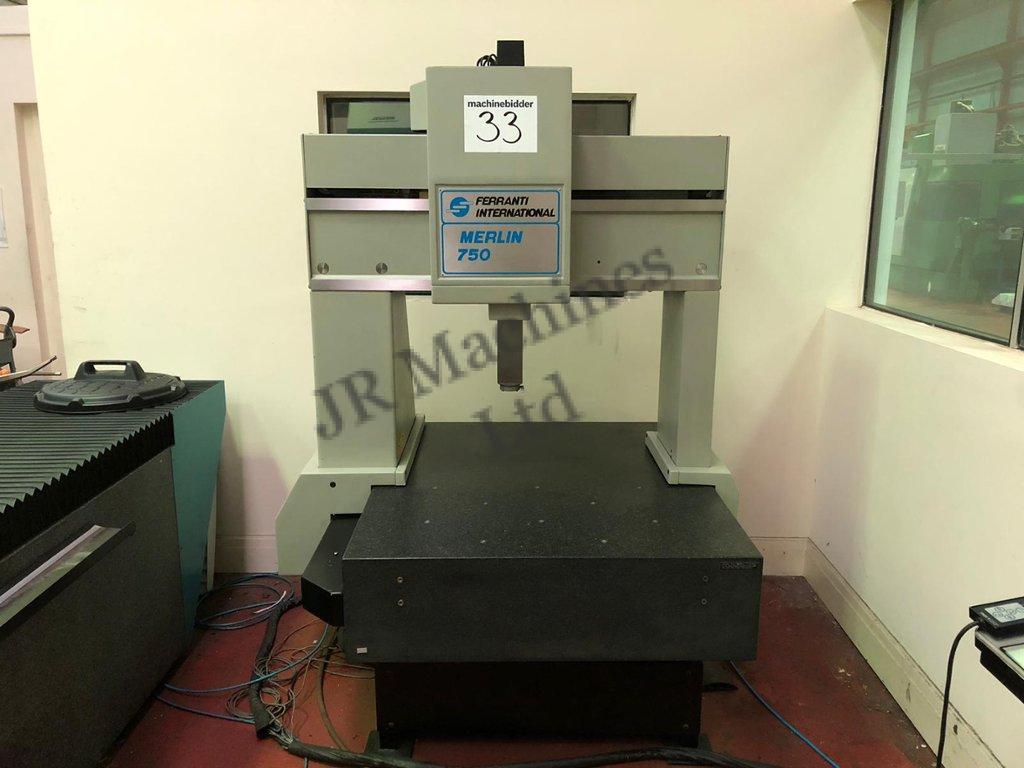 FERRANTI INTERNATIONAL Merlin 750 CMM Machine - JR Machines Limited